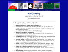 Tablet Screenshot of macapplehelp.com
